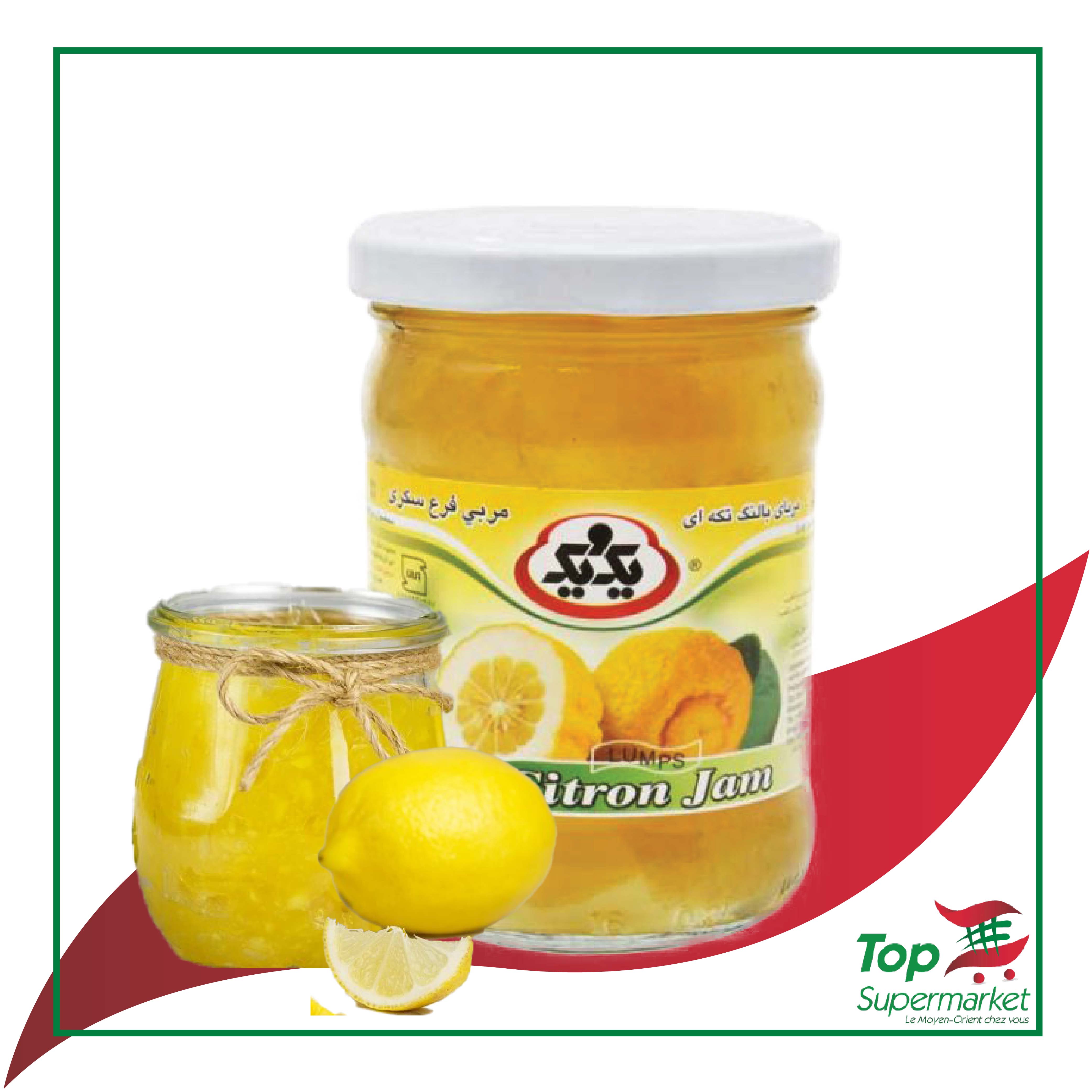 1&1 confiture de citron 300gr